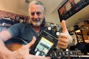 Allen Hinds uses Tascam’s Portacapture X8 for music work