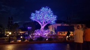 Dollywood Wildwood Grove Tree illuminated by Elation