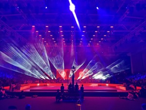 Claypaky fixtures selected for World Table Tennis Grand Smash Singapore