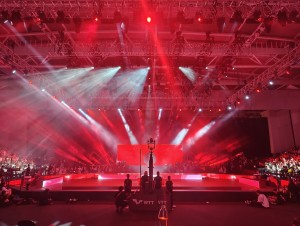 Claypaky fixtures selected for World Table Tennis Grand Smash Singapore