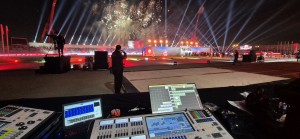 Claypaky fixtures used at Bahrain’s celebration of football team’s Arabian Gulf Cup win