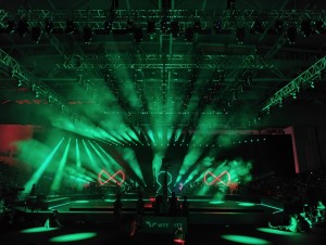 Claypaky fixtures selected for World Table Tennis Grand Smash Singapore